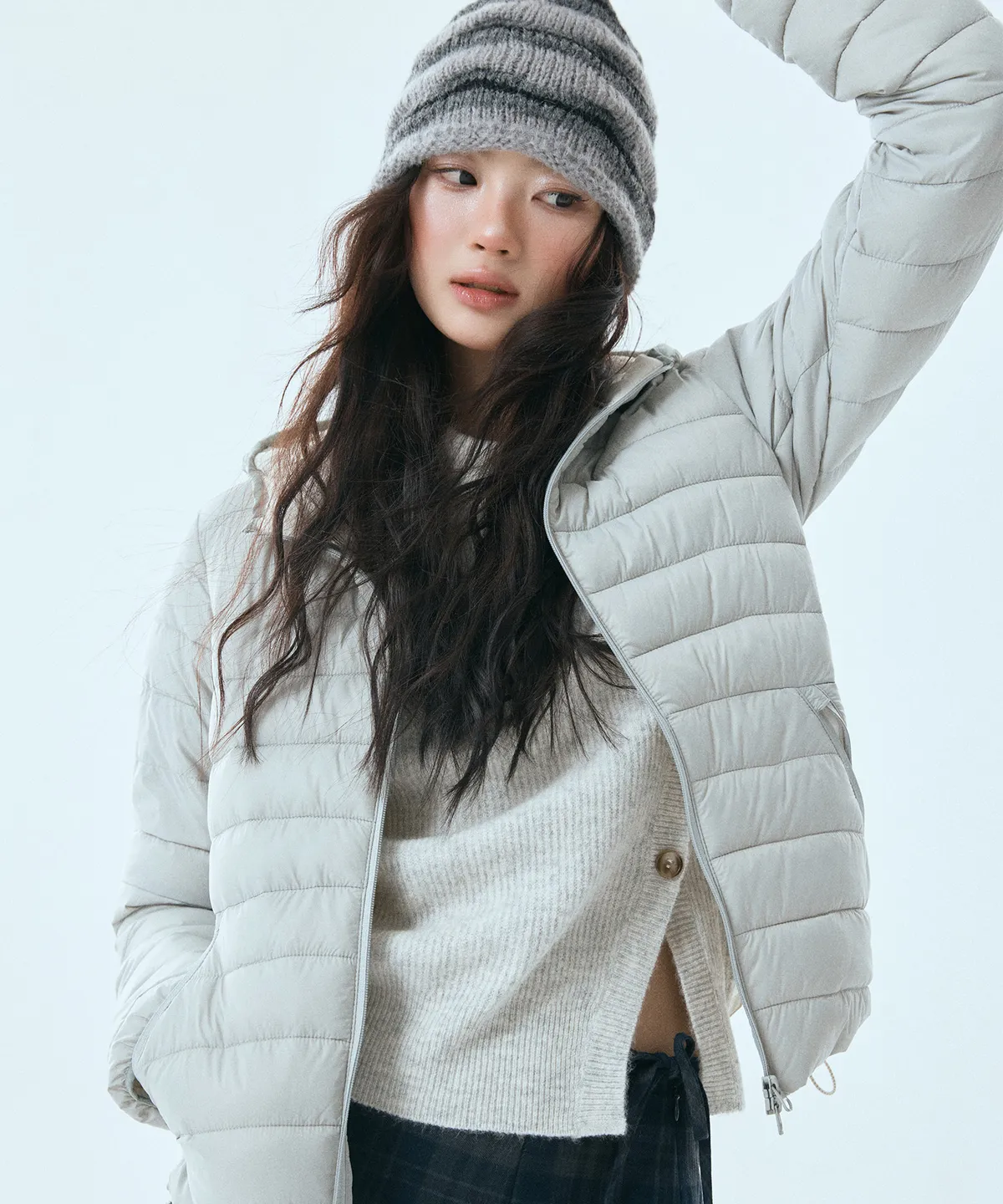 배색 경량패딩_MIWJPFV26C